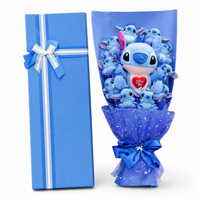 Boeket Stitch knuffel I Love You met geschenkdoos