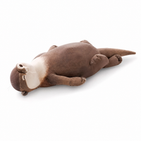 Bruine otter knuffel etui 40 cm Plushie Planet