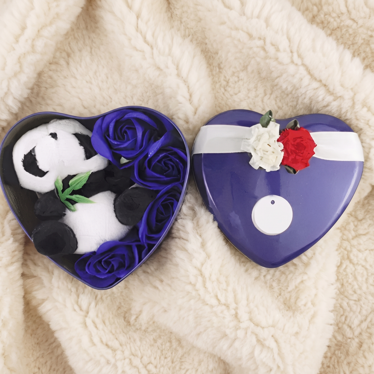 Geschenkdoos Stitch knuffel hart Valentijnsdag