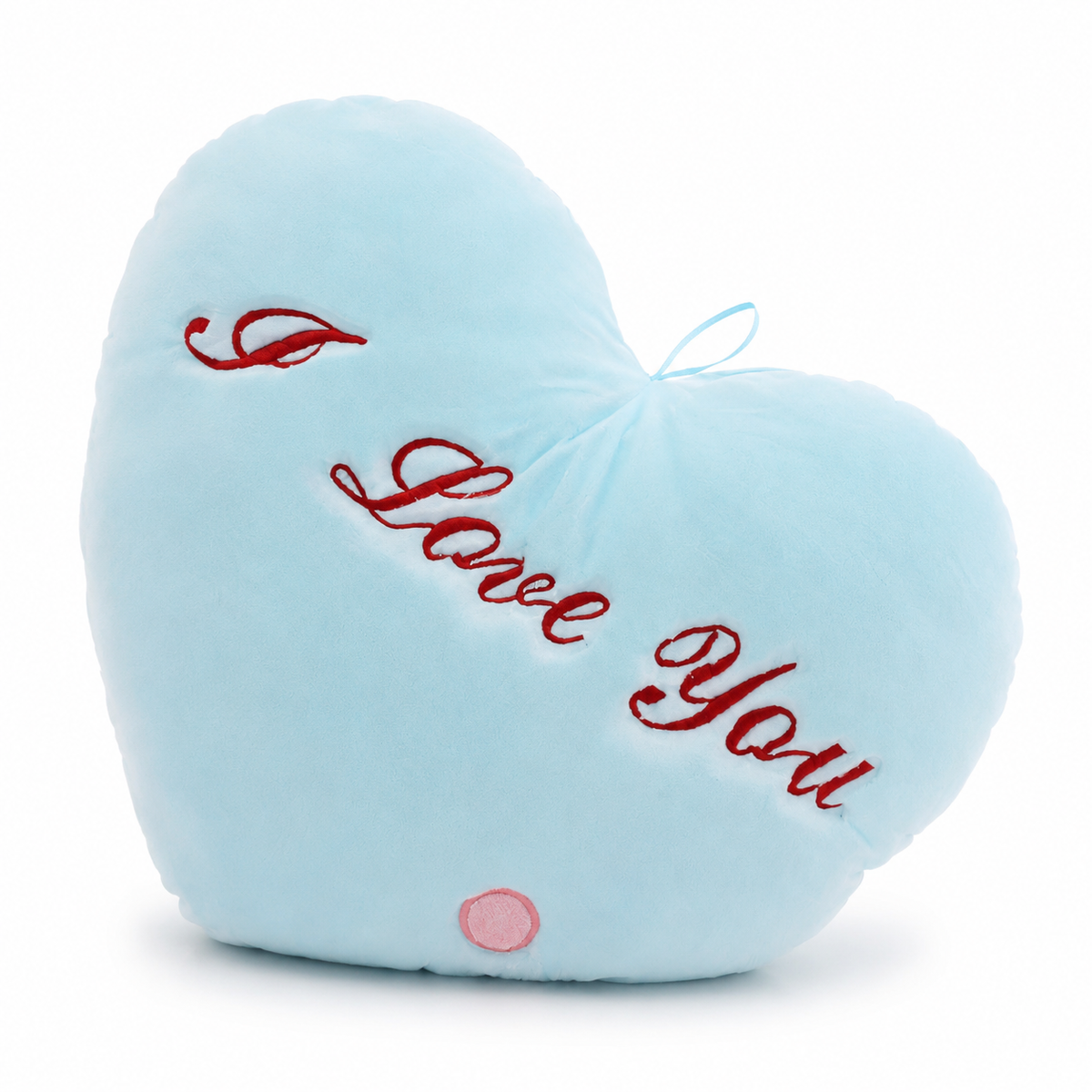 Lichtgevend hart knuffelkussen I Love You