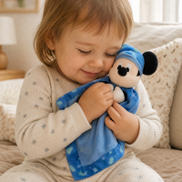 Mickey knuffeldoekje met slaapmuts en ring