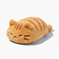 Oranje gestreepte kat knuffel