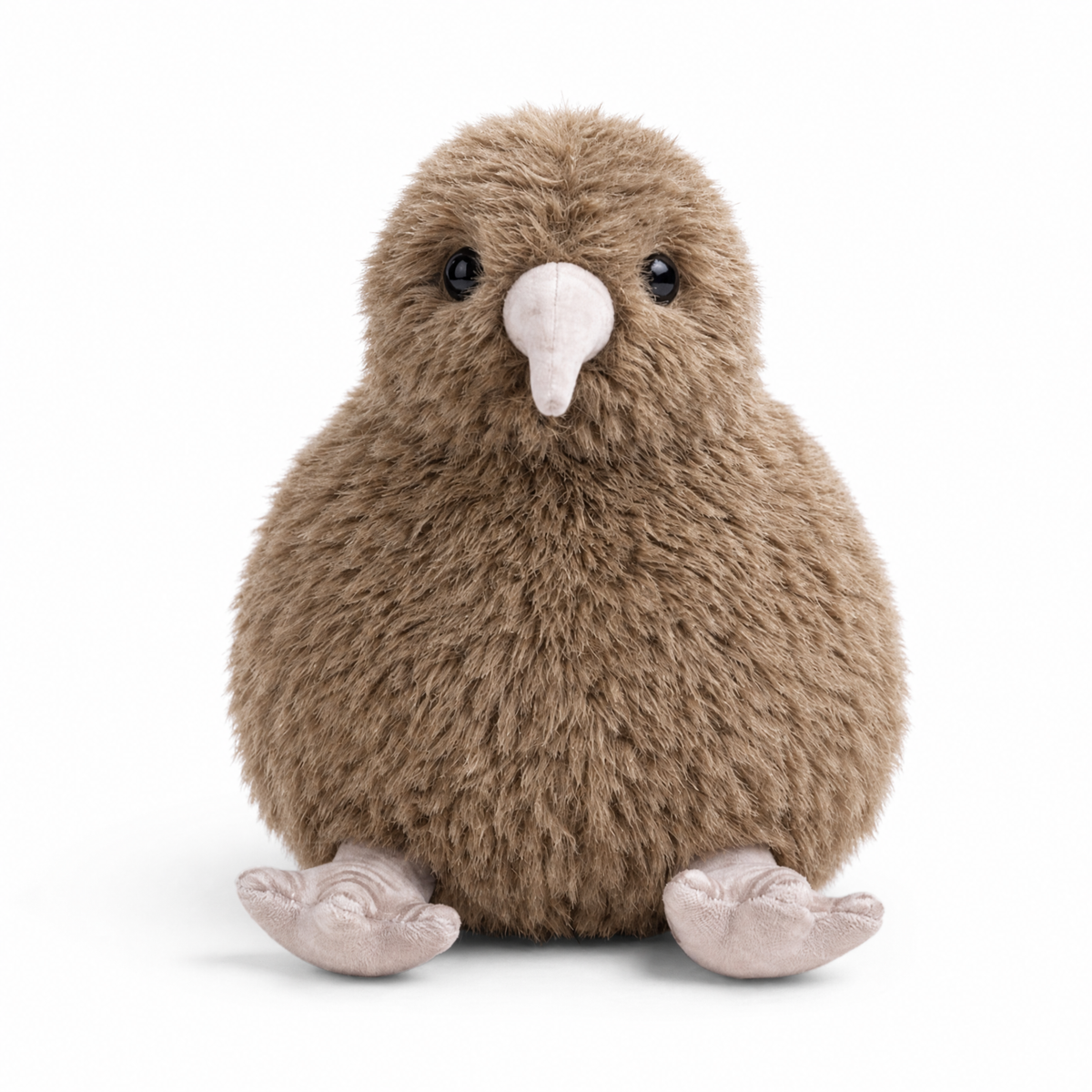 Realistische grijze kiwi vogel knuffel