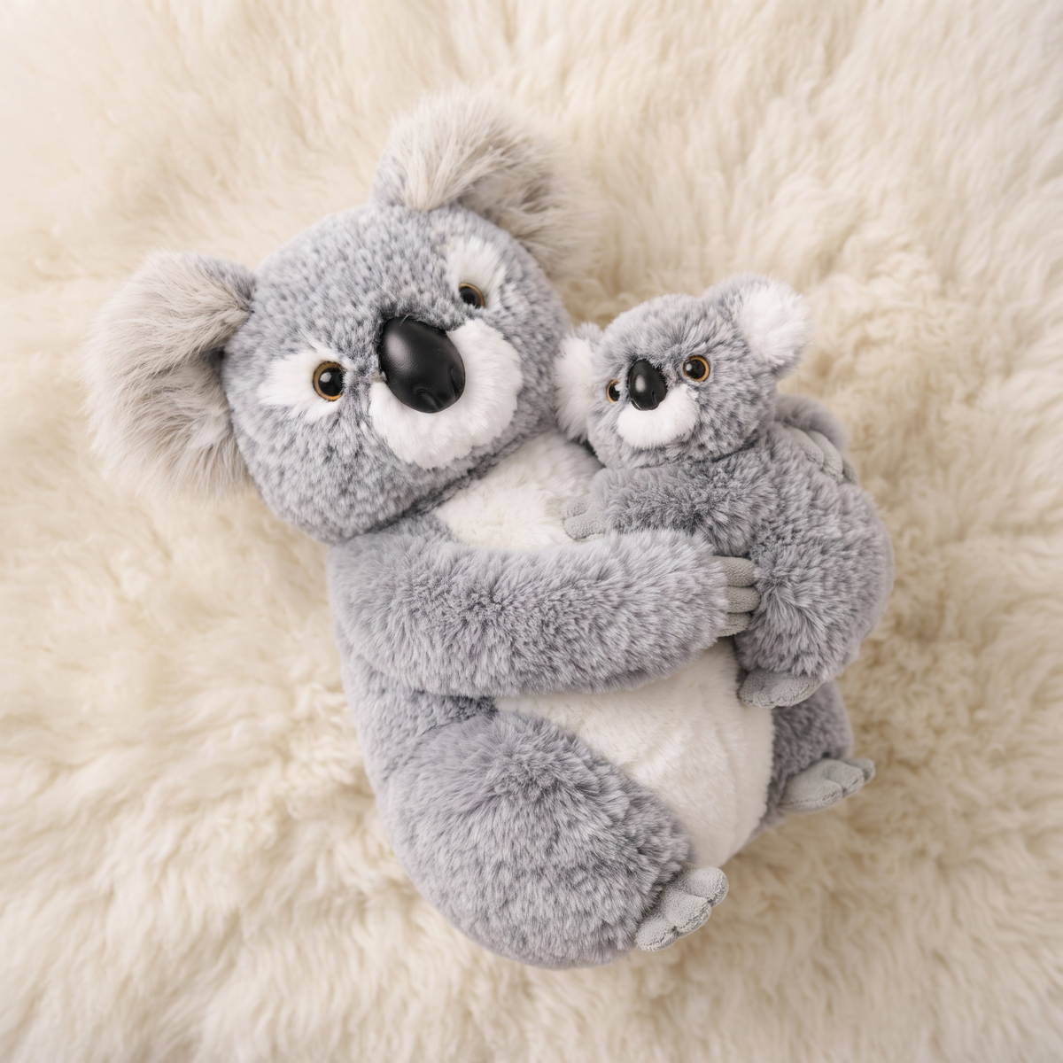 Koala knuffel met baby knuffelduo