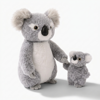 Koala knuffel met baby knuffelduo
