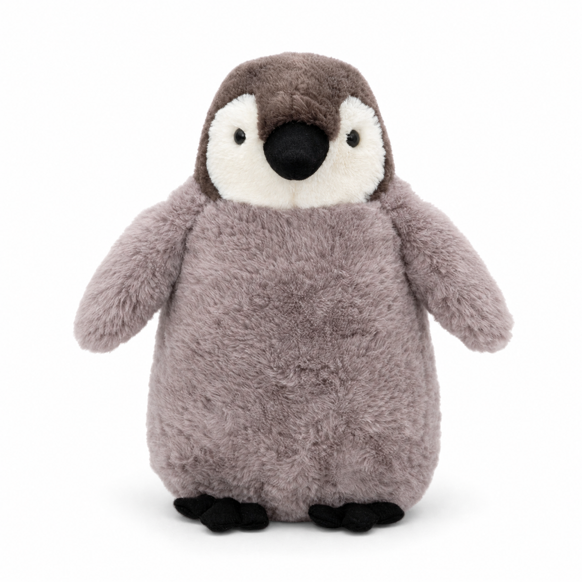 Grijs-paars pinguïn knuffelkussen