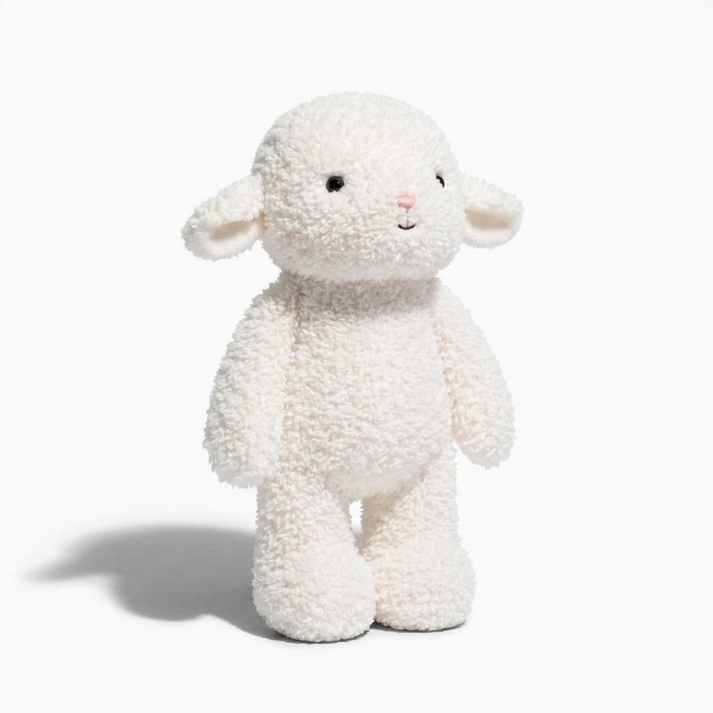 Superzachte witte schaap knuffel