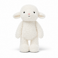 Superzachte witte schaap knuffel