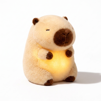 Lichtgevende capybara knuffel nachtlampje