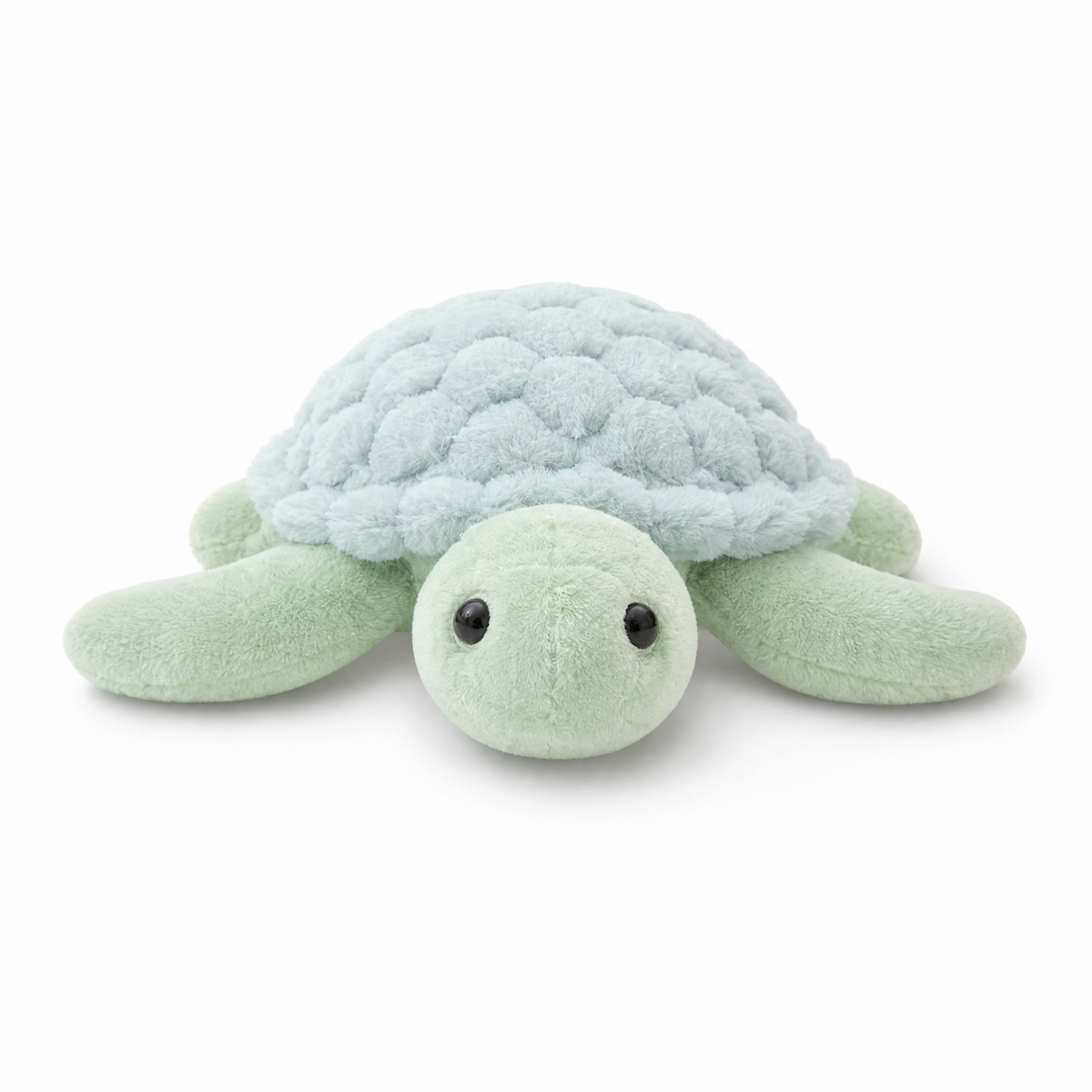 Realistische lichtgroene zeeschildpad knuffel