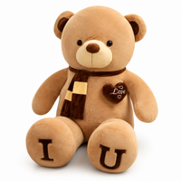Reusachtige beer knuffel I Love U