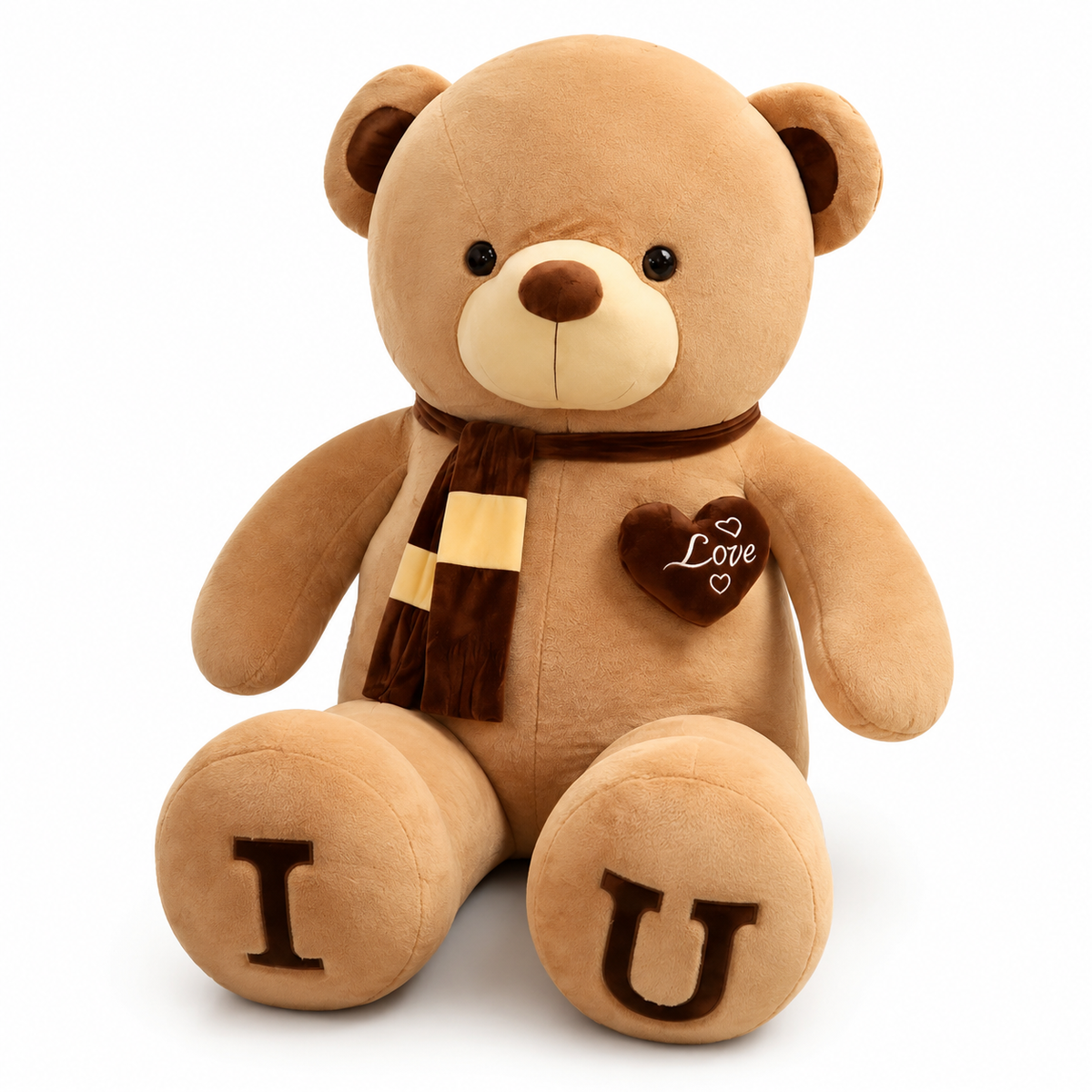 Reusachtige beer knuffel I Love U
