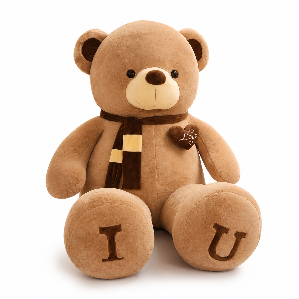 Reusachtige beer knuffel I Love U