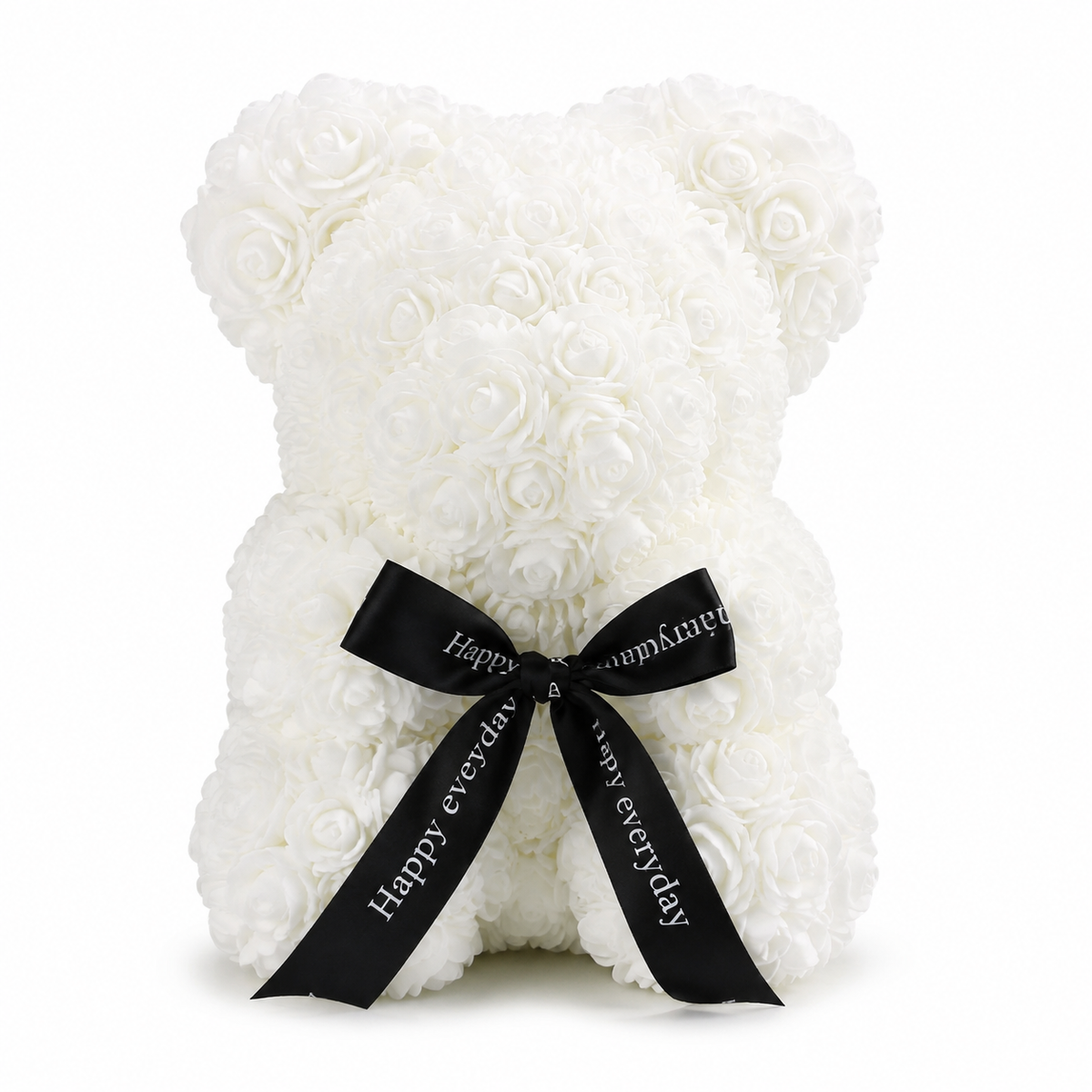 Rozenbeer knuffel met strik Valentijnsdag