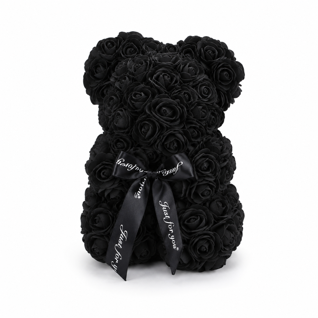 Rozenbeer knuffel met strik Valentijnsdag