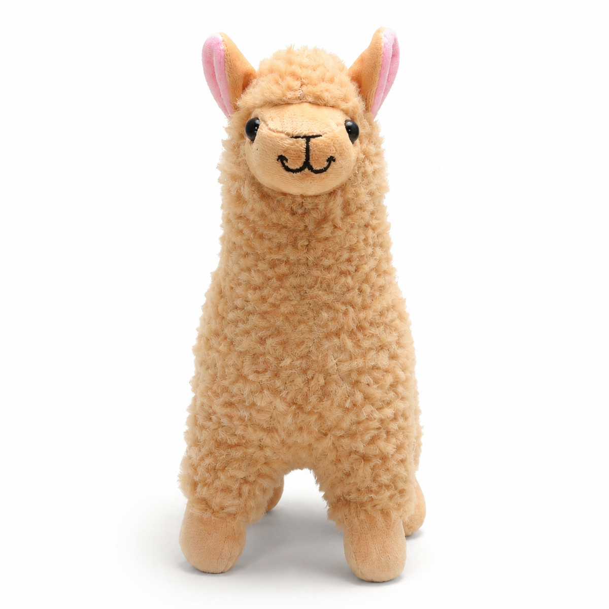 Alpaca knuffel met lange krullende vacht