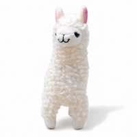 Alpaca knuffel met lange krullende vacht