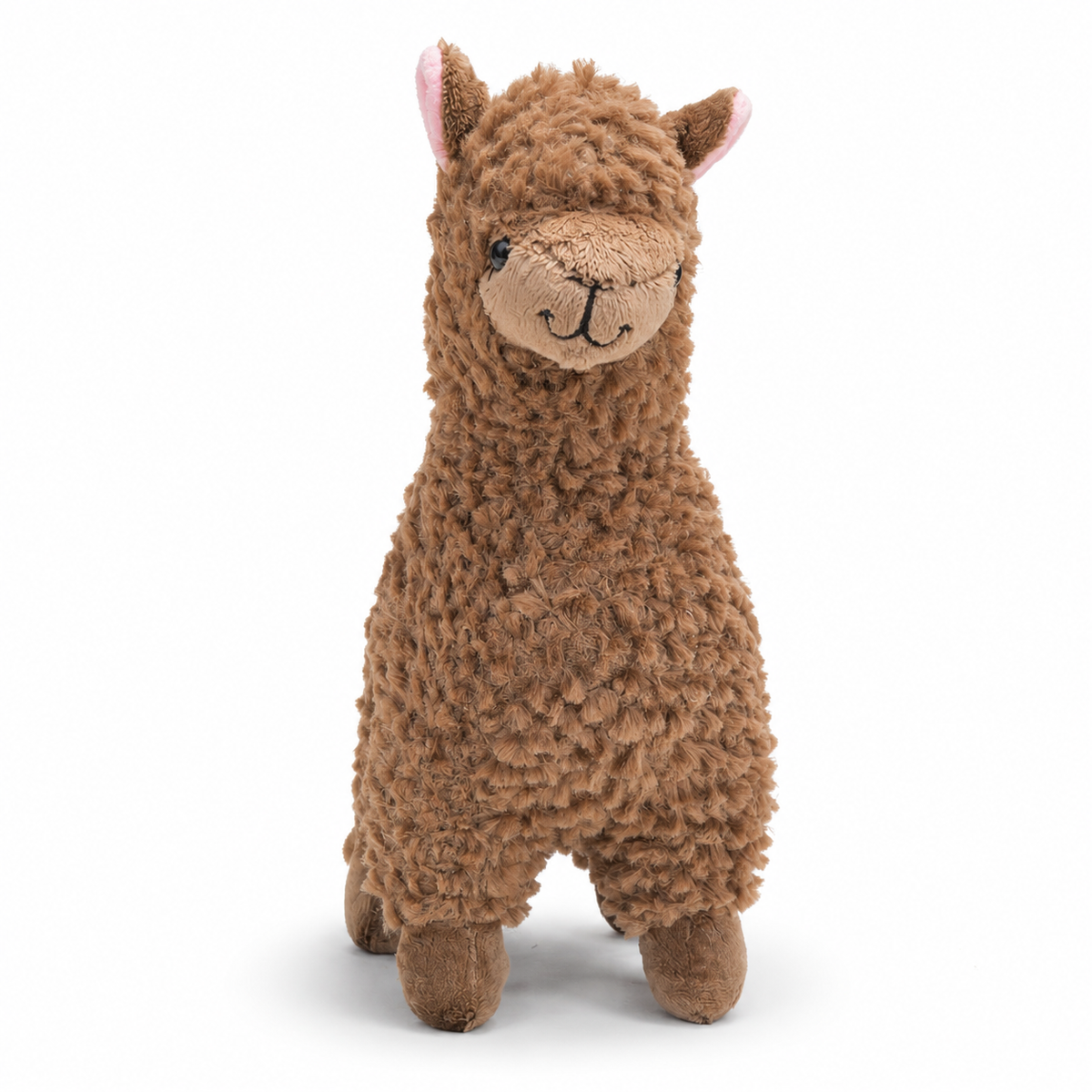 Alpaca knuffel met lange krullende vacht