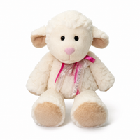 Wit schaap knuffel warmwaterkruik om op te warmen