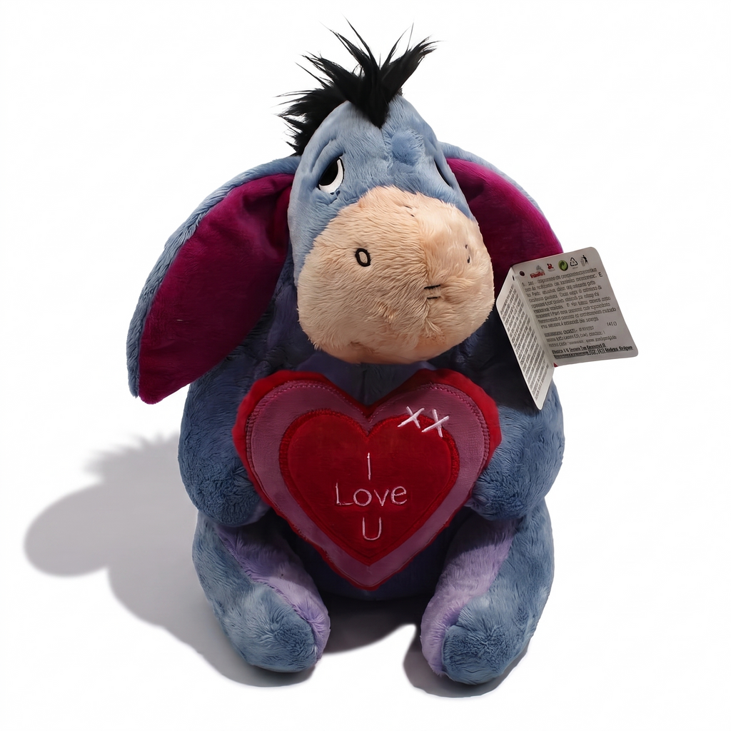 Iejoor knuffel met hart I Love U