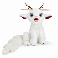 Wit hert knuffel 50 cm