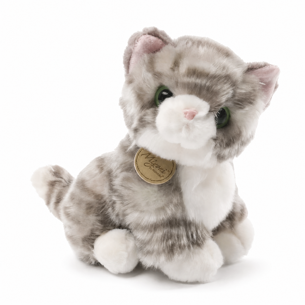 Kitten knuffel met grote glanzende ogen