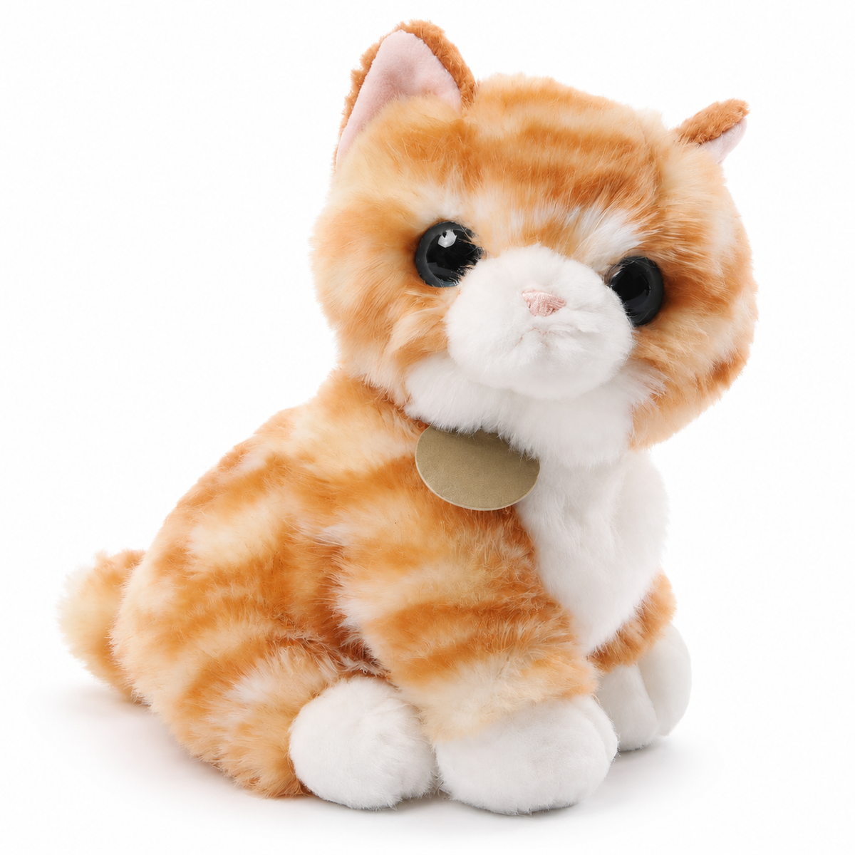 Kitten knuffel met grote glanzende ogen