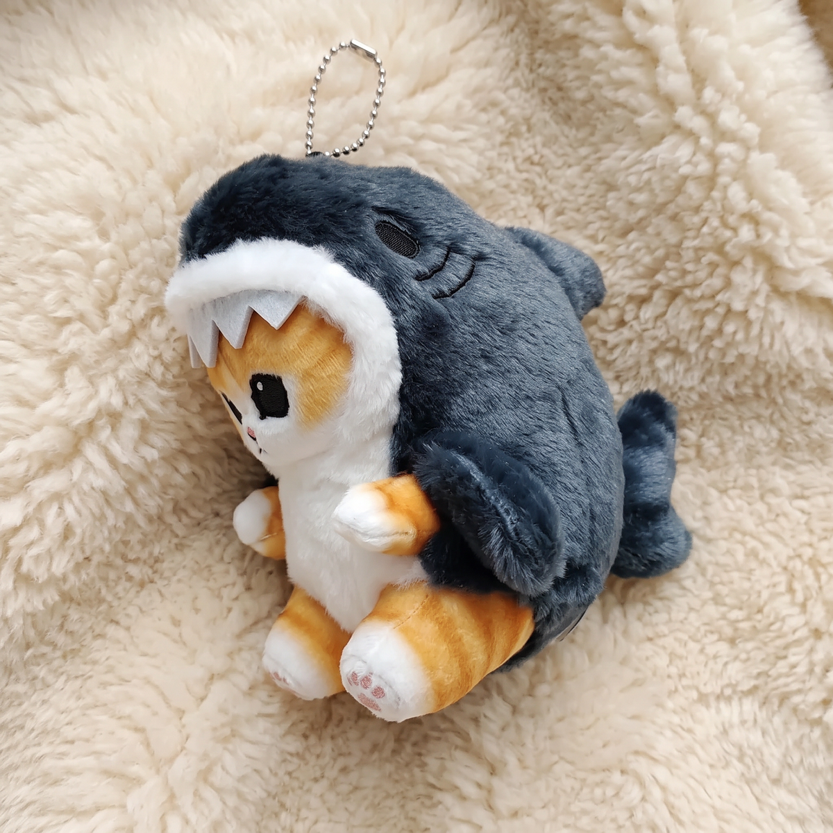 Kawaii kitten knuffel haai hanger