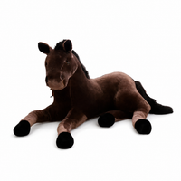 Bruin paard knuffel 65 cm