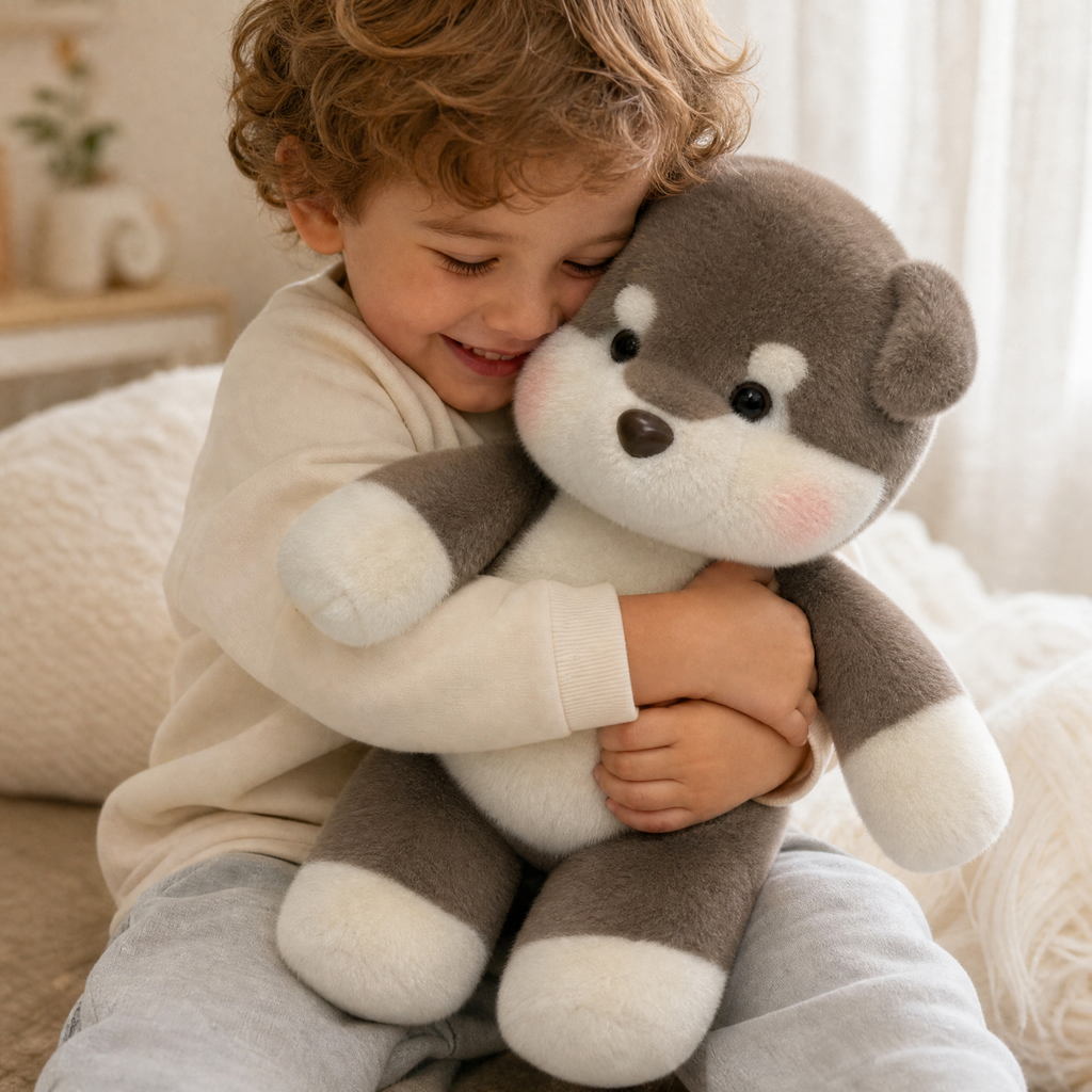 Interactieve rennende hond knuffel