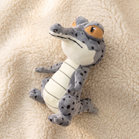 Krokodil knuffel met grote expressieve ogen