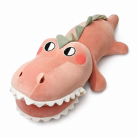 Reusachtige krokodil knuffel om te knuffelen 70-90 cm