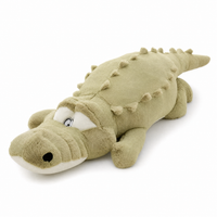 Zacht krokodil knuffelkussen