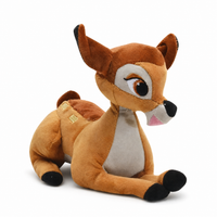 Zittend hertje knuffel Bambi 15 cm