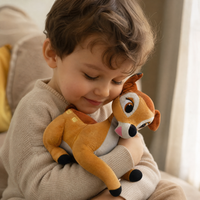 Zittend hertje knuffel Bambi 15 cm
