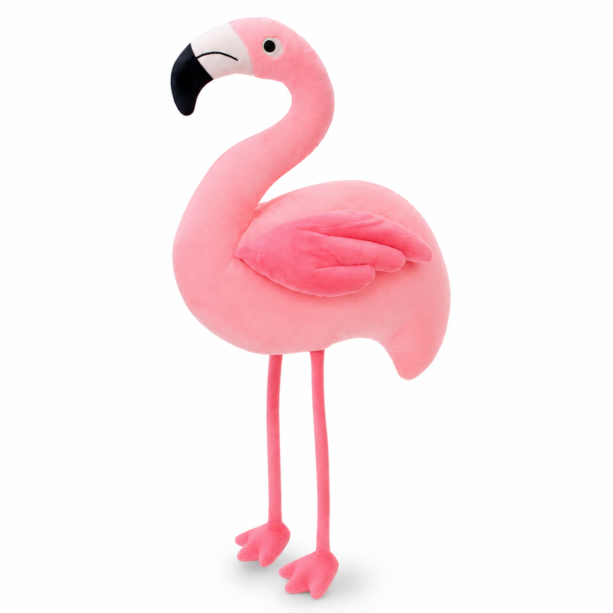 Reusachtige decoratieve roze flamingo knuffel
