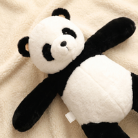 Reusachtige panda knuffel zwart-wit