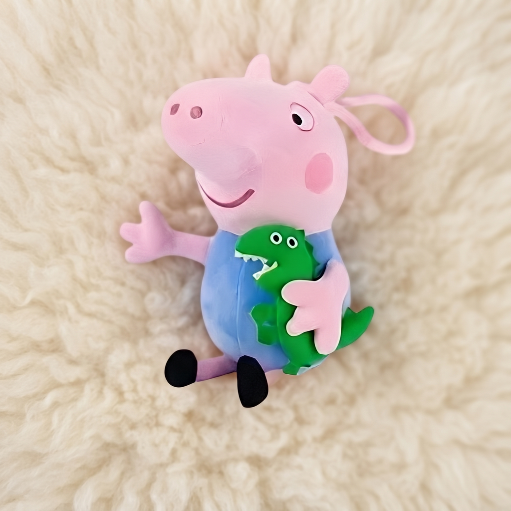 George knuffel Peppa Big met dinosaurus 19 cm