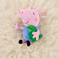 George knuffel Peppa Big met dinosaurus 19 cm