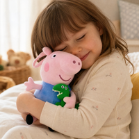 George knuffel Peppa Big met dinosaurus 19 cm
