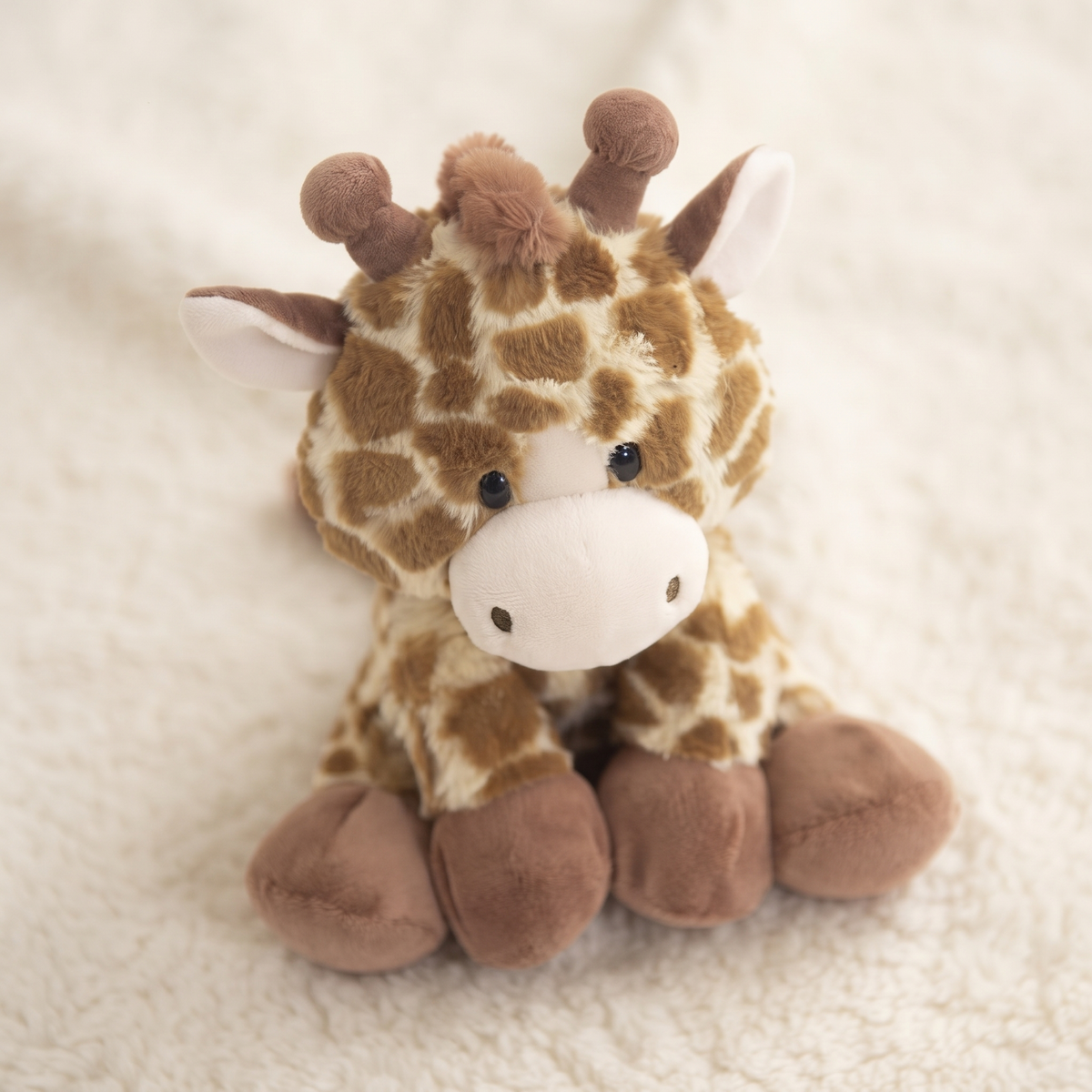 Zacht giraf knuffeldoekje 21 cm