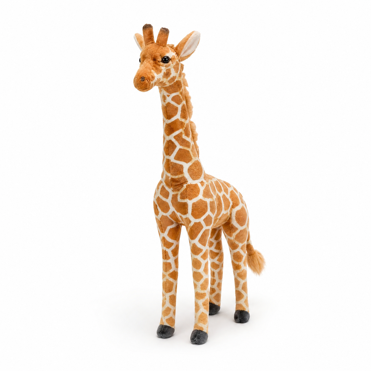 Reusachtige realistische giraf knuffel