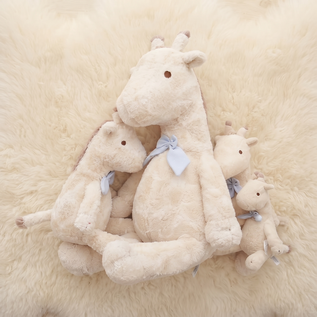 Kawaii beige giraf knuffel