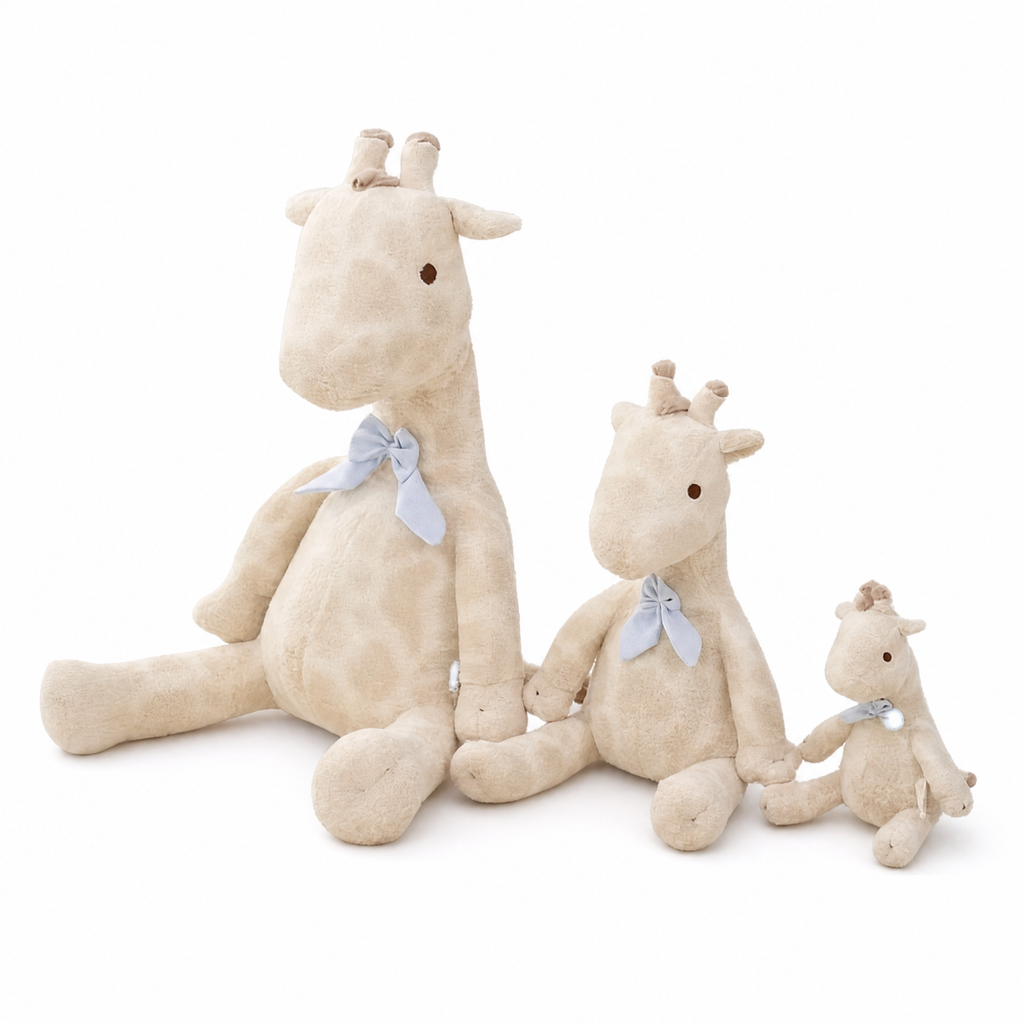 Kawaii beige giraf knuffel