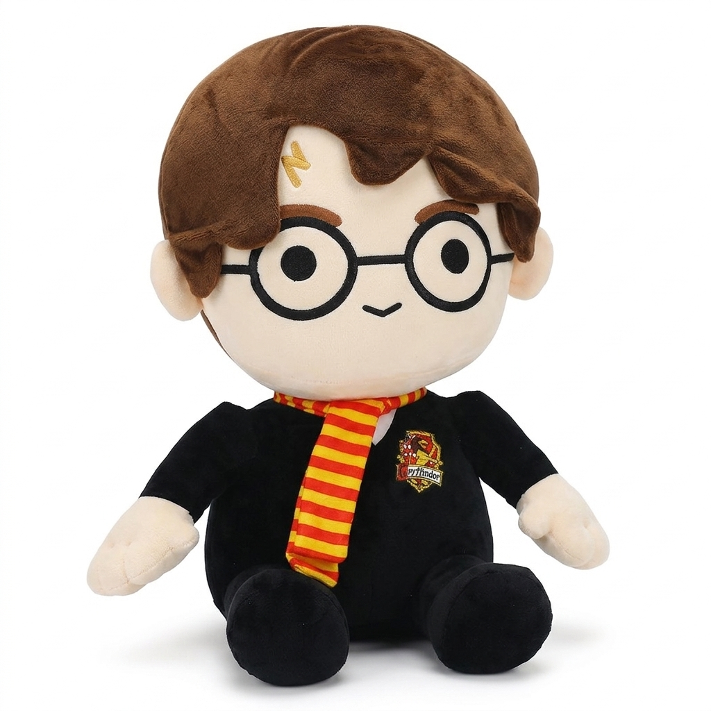 Reusachtige Harry Potter knuffel in tovenaarsgewaad