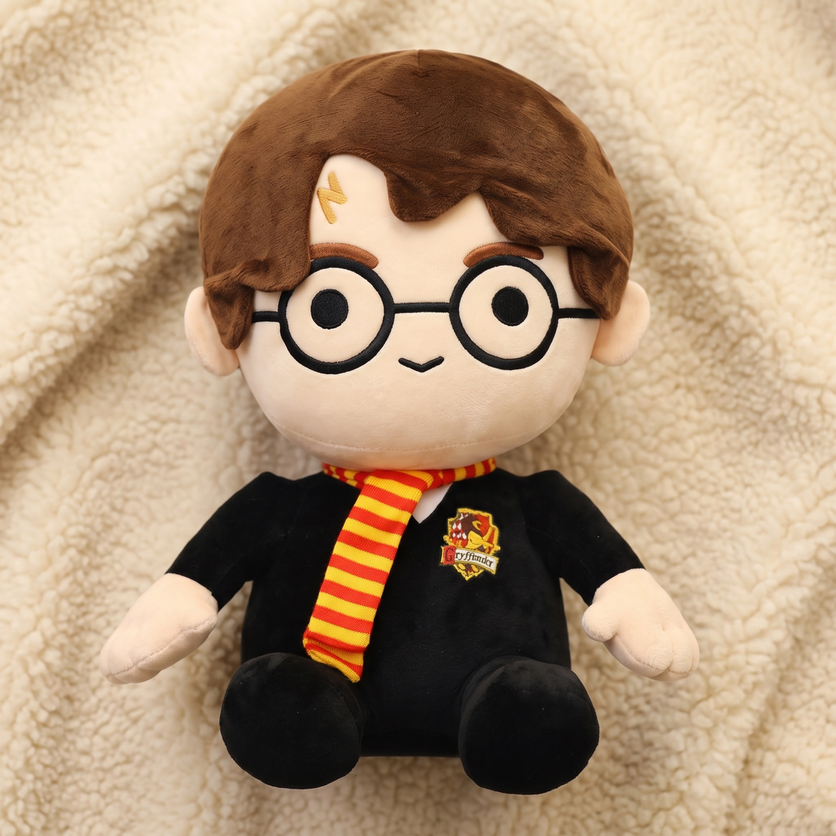 Reusachtige Harry Potter knuffel in tovenaarsgewaad