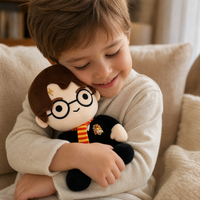 Reusachtige Harry Potter knuffel in tovenaarsgewaad