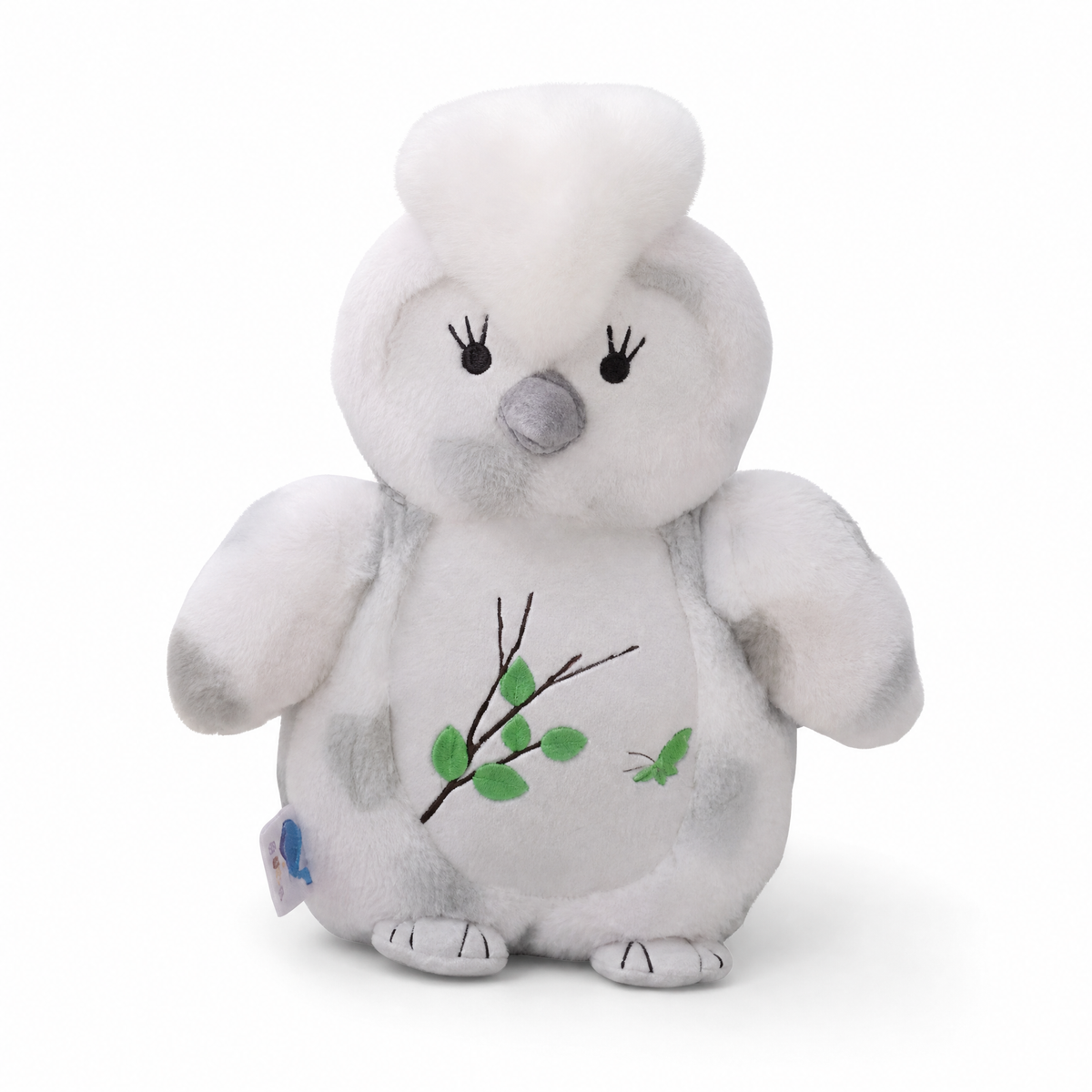 Kawaii witte uil knuffel 30 cm