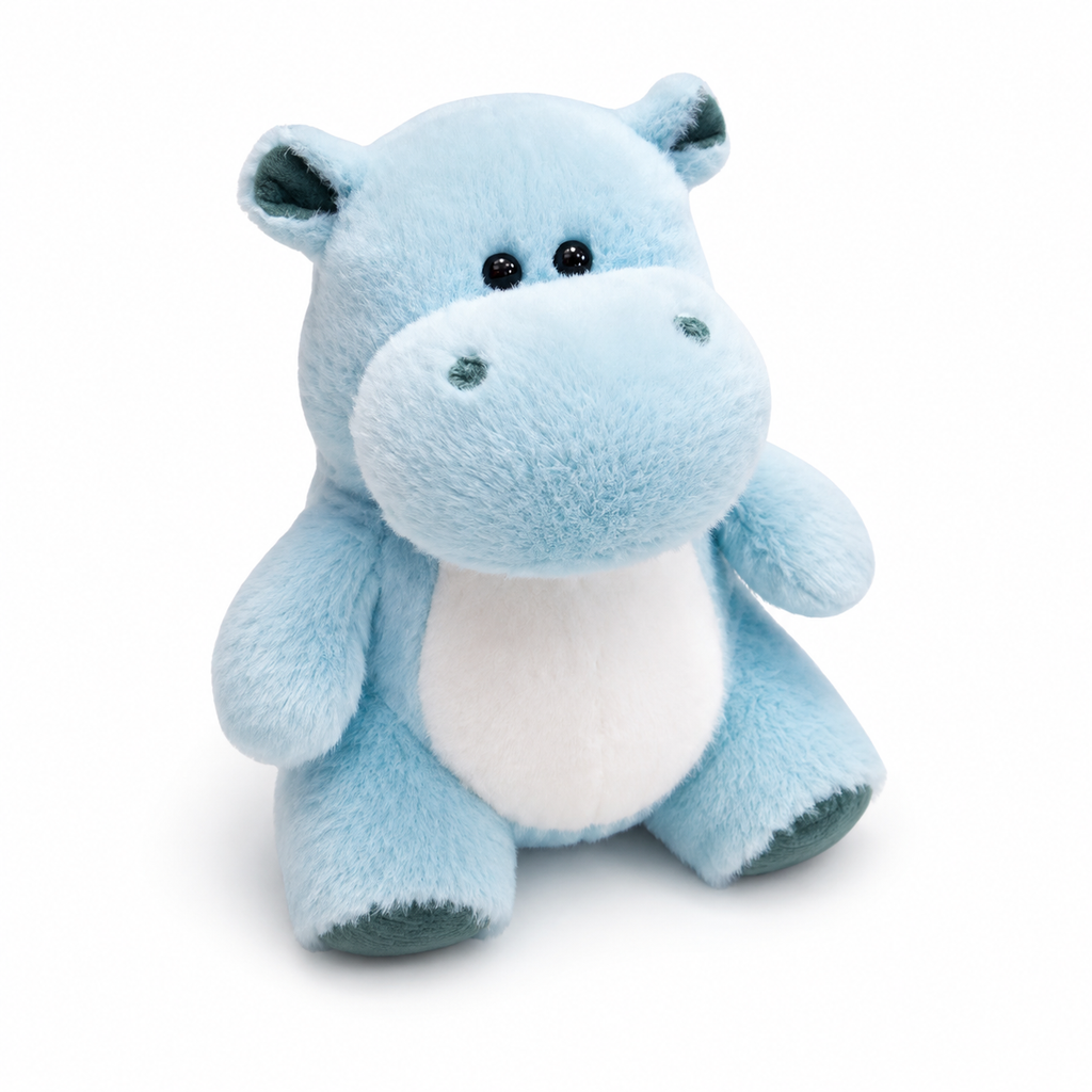 Superzachte nijlpaard knuffel 23 cm