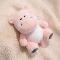 Superzachte nijlpaard knuffel 23 cm